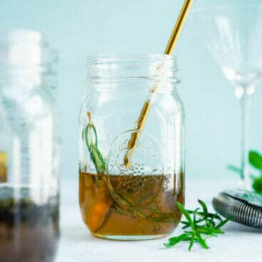 Rosemary simple syrup