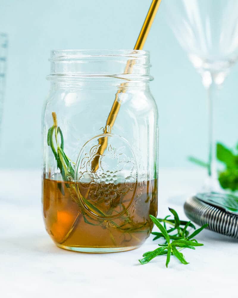 Rosemary simple syrup