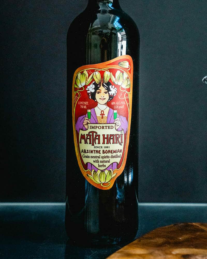 Mata Hari Absinthe bottle