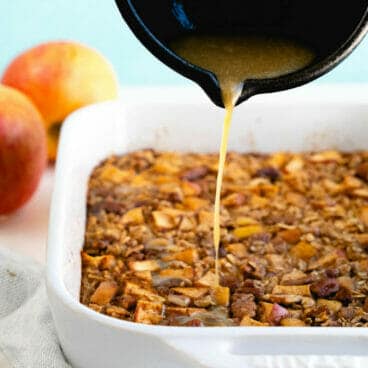 Baked apple oatmeal