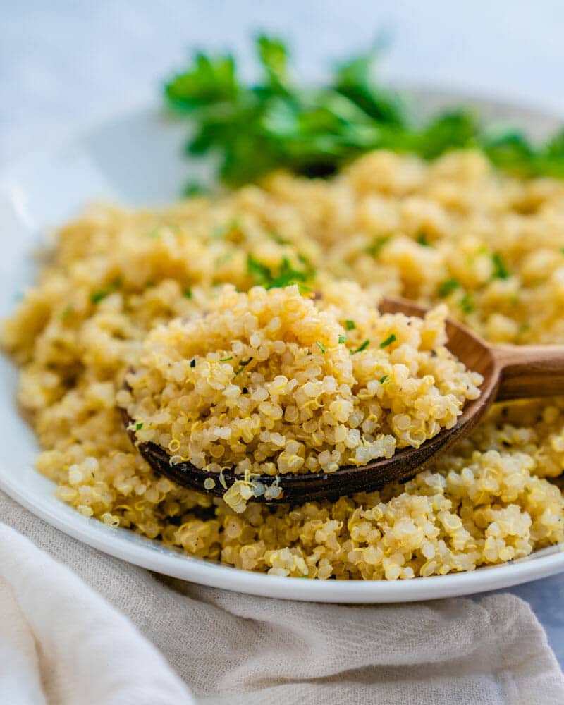 Cooked quinoa