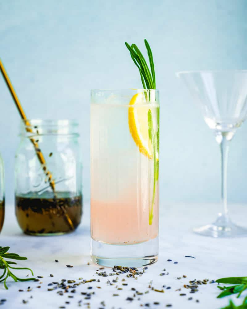 Lavender gin cocktail