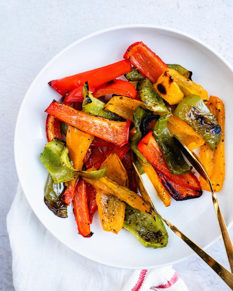 Roasted bell peppers