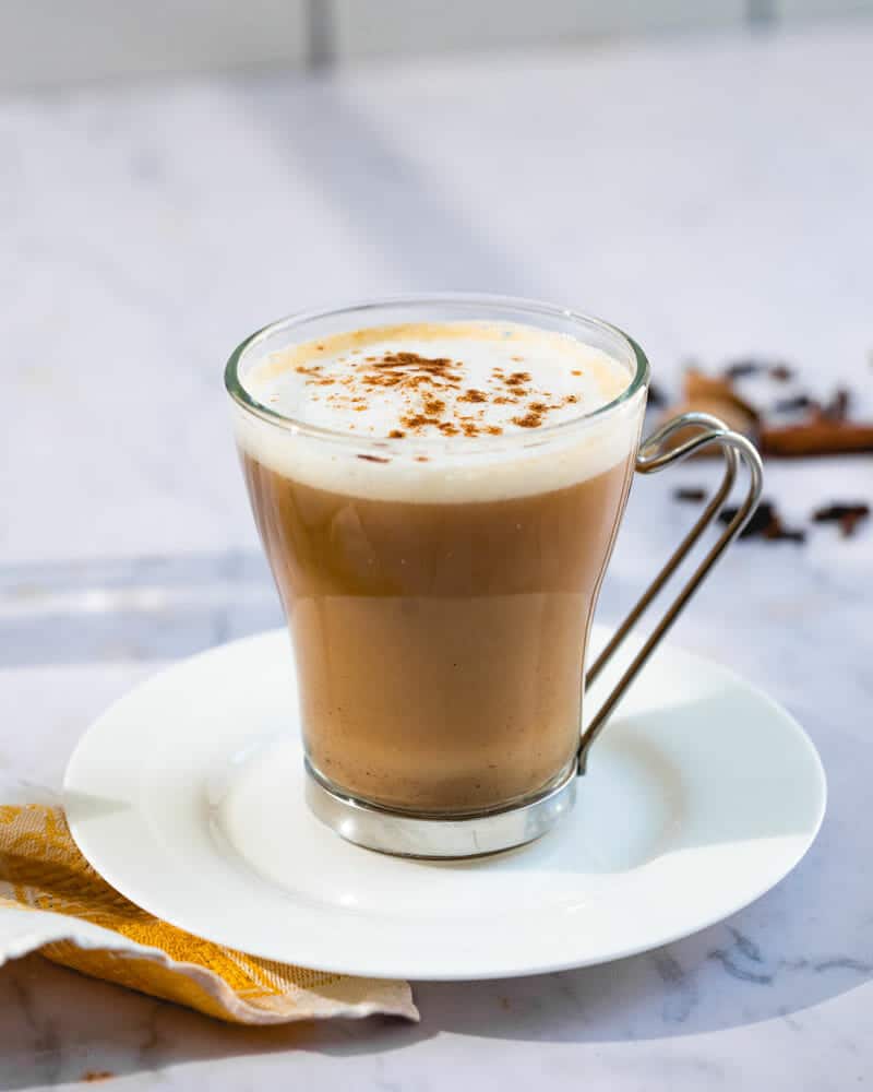 Vegan chai latte