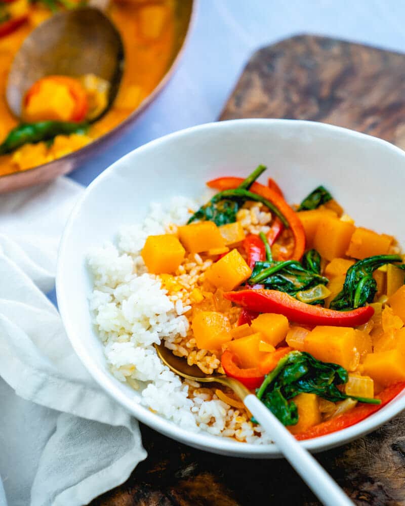 How to make butternut squash curry