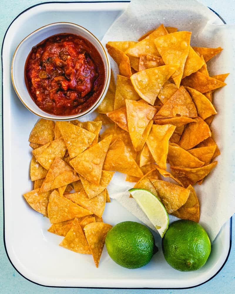 Homemade tortilla chips