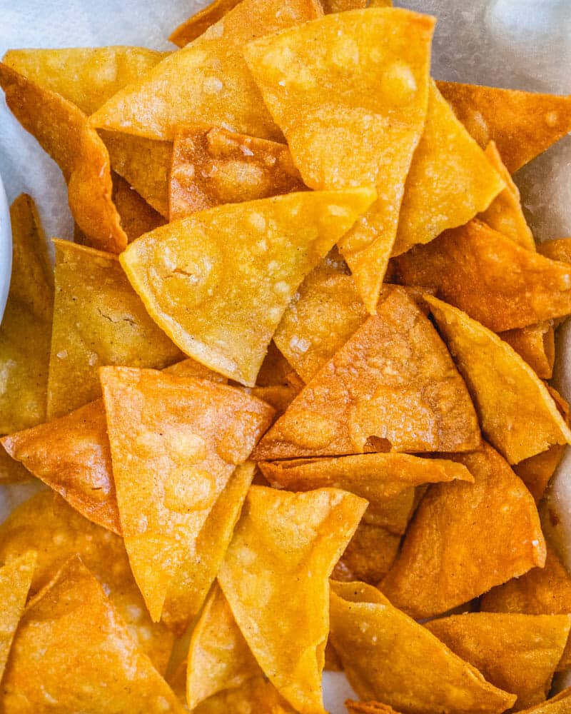 Homemade tortilla chips