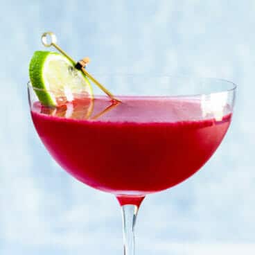 Rum and cranberry juice