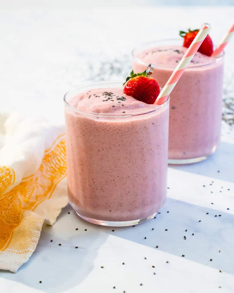 Chia seeds in smoothies
