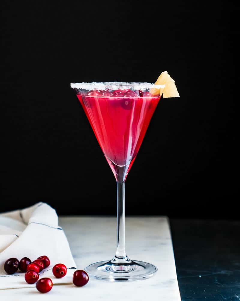 Cranberry martini