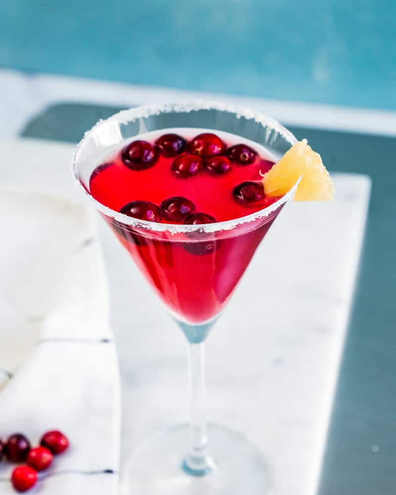 Cranberry martini
