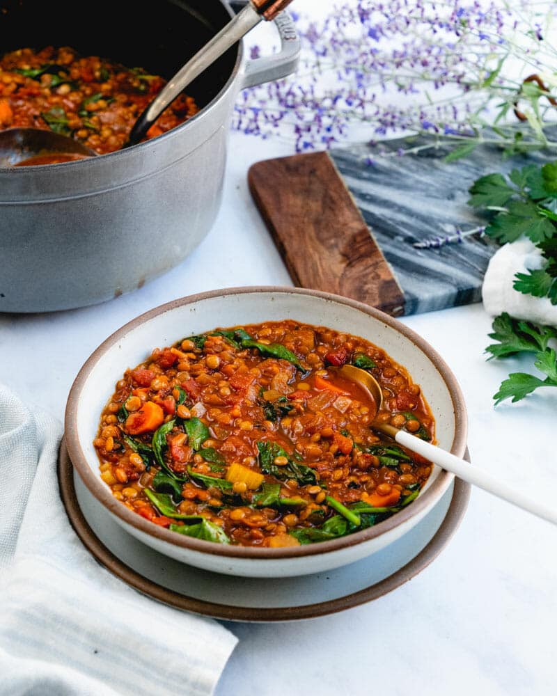 Lentil stew