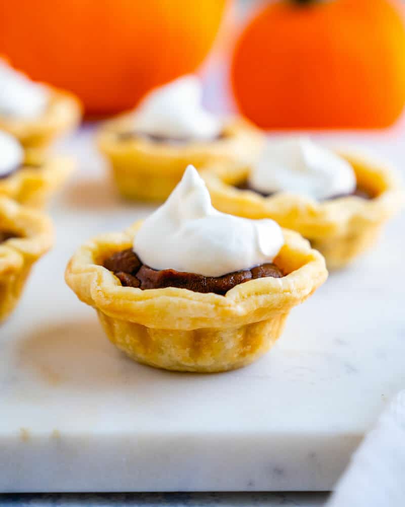 Mini pumpkin pie