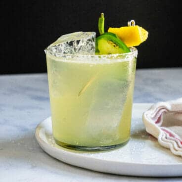 Pineapple jalapeno margarita