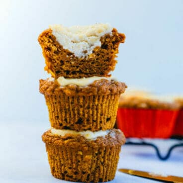 Pumpkin cream cheese muffins