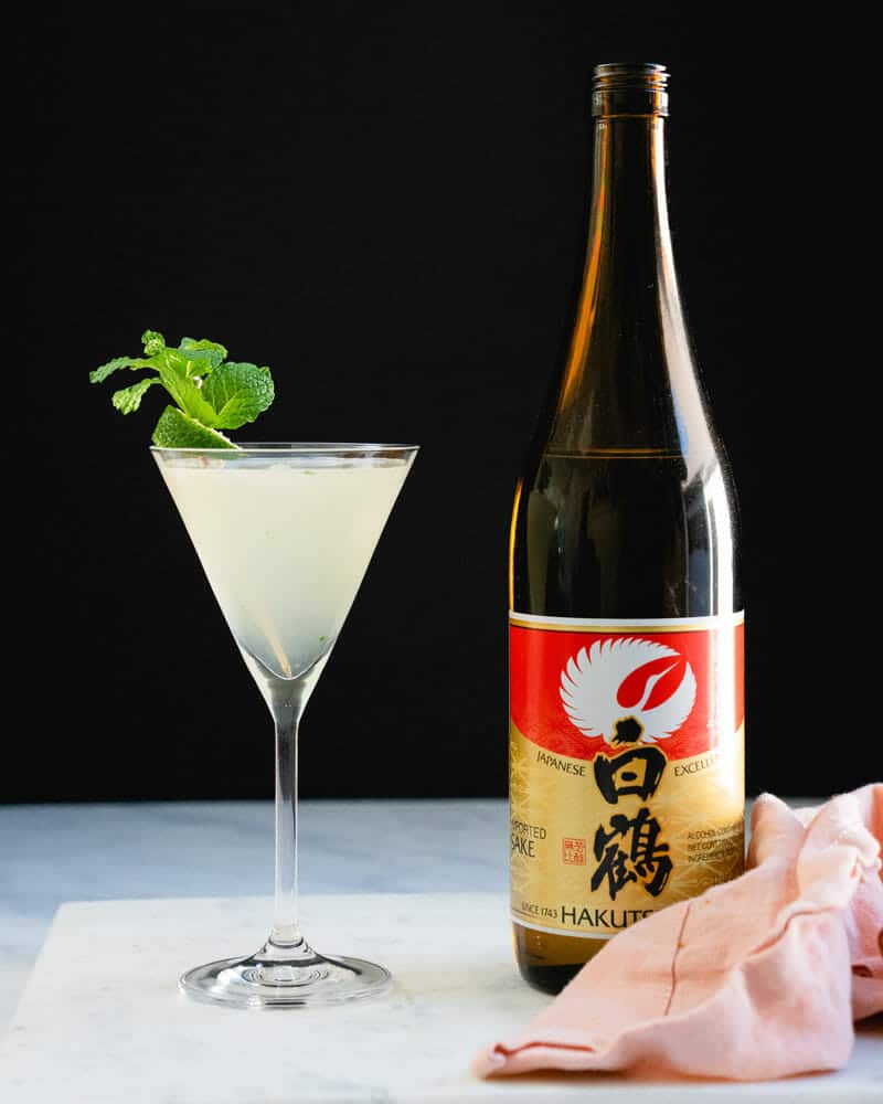 Sake cocktail: the Southside