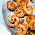 Sauteed shrimp