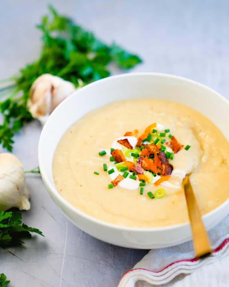 Vegan potato soup