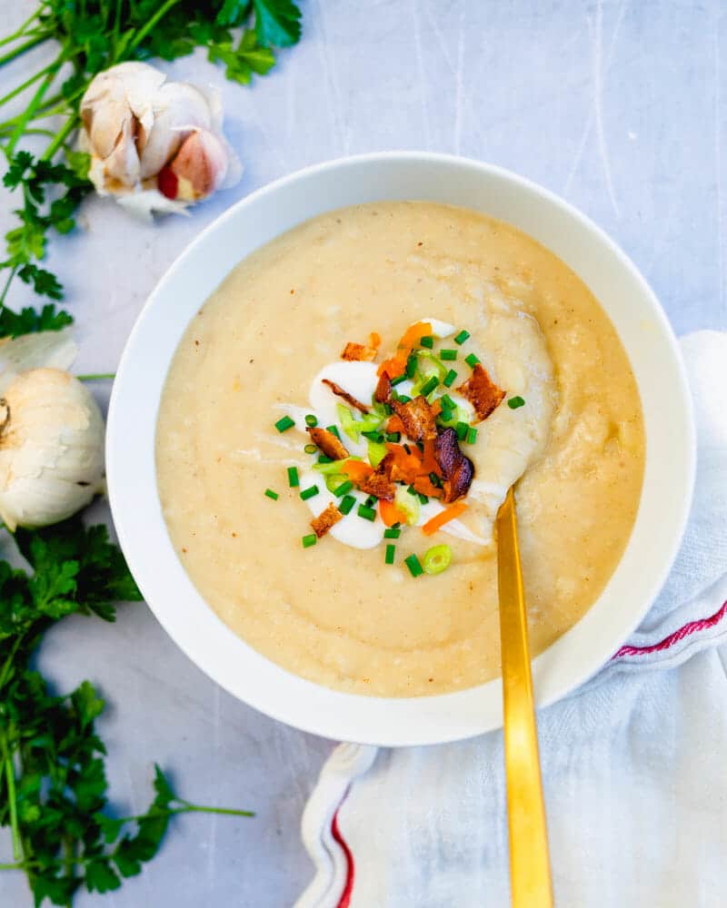 Vegan potato soup
