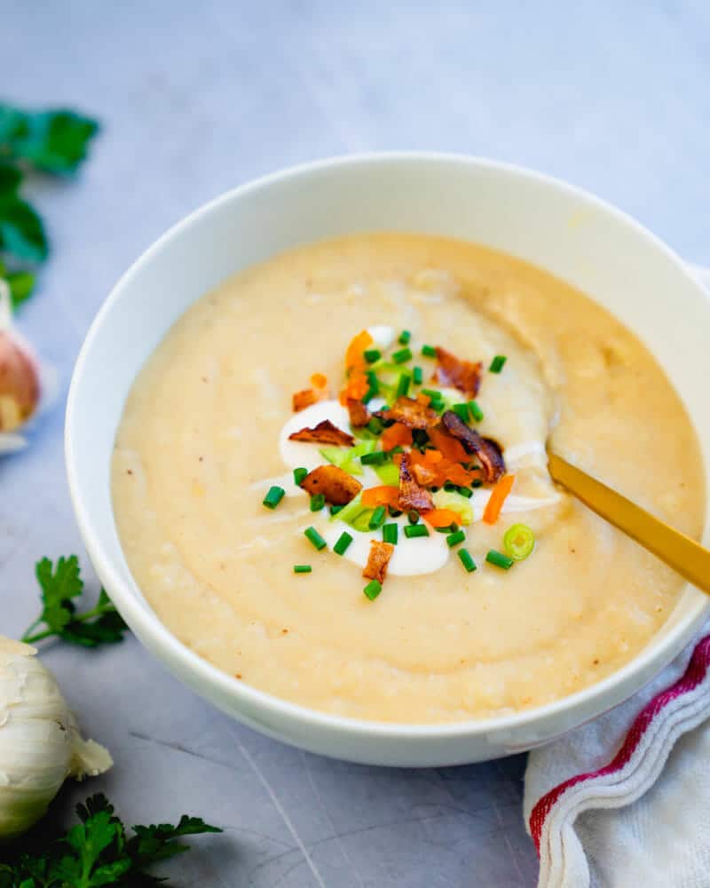 Vegan potato soup