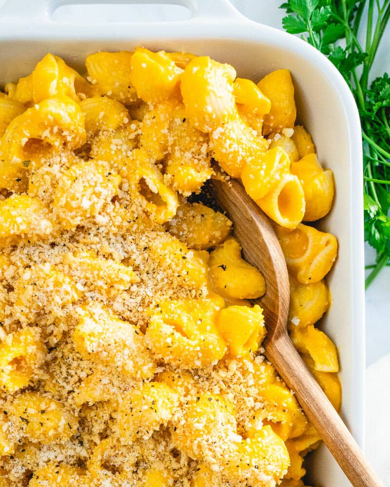 Butternut squash mac and cheese