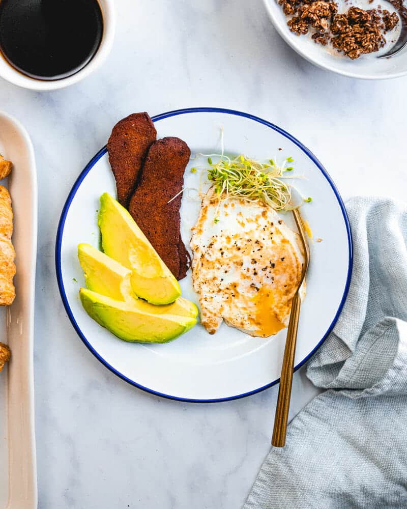 Over medium eggs