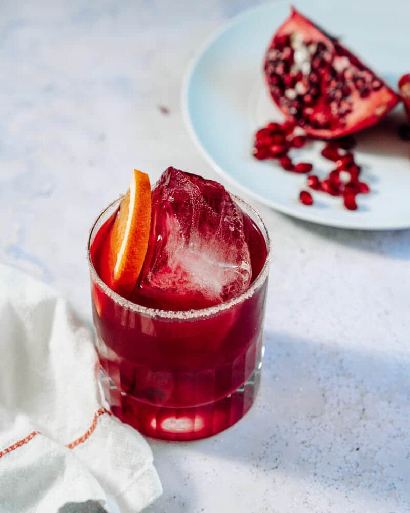 Pomegranate cocktails