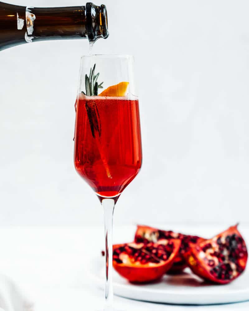 Pomegranate mimosa