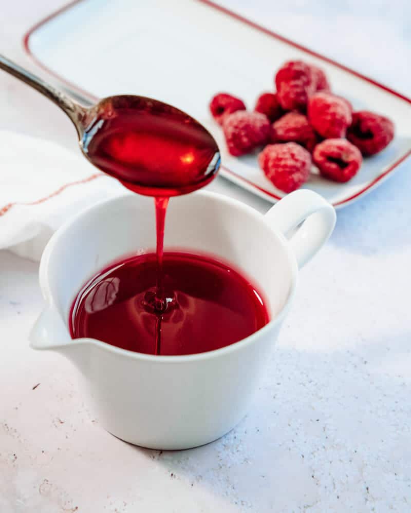 Raspberry syrup