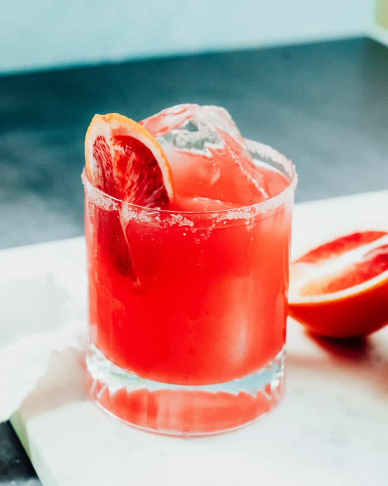 Blood orange margarita
