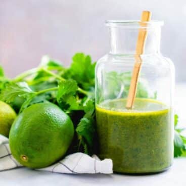 Cilantro lime vinaigrette