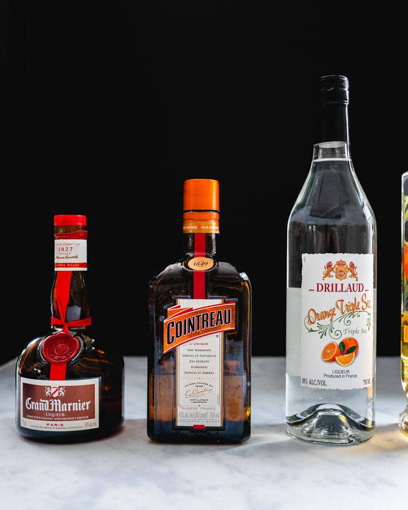 Types of triple sec