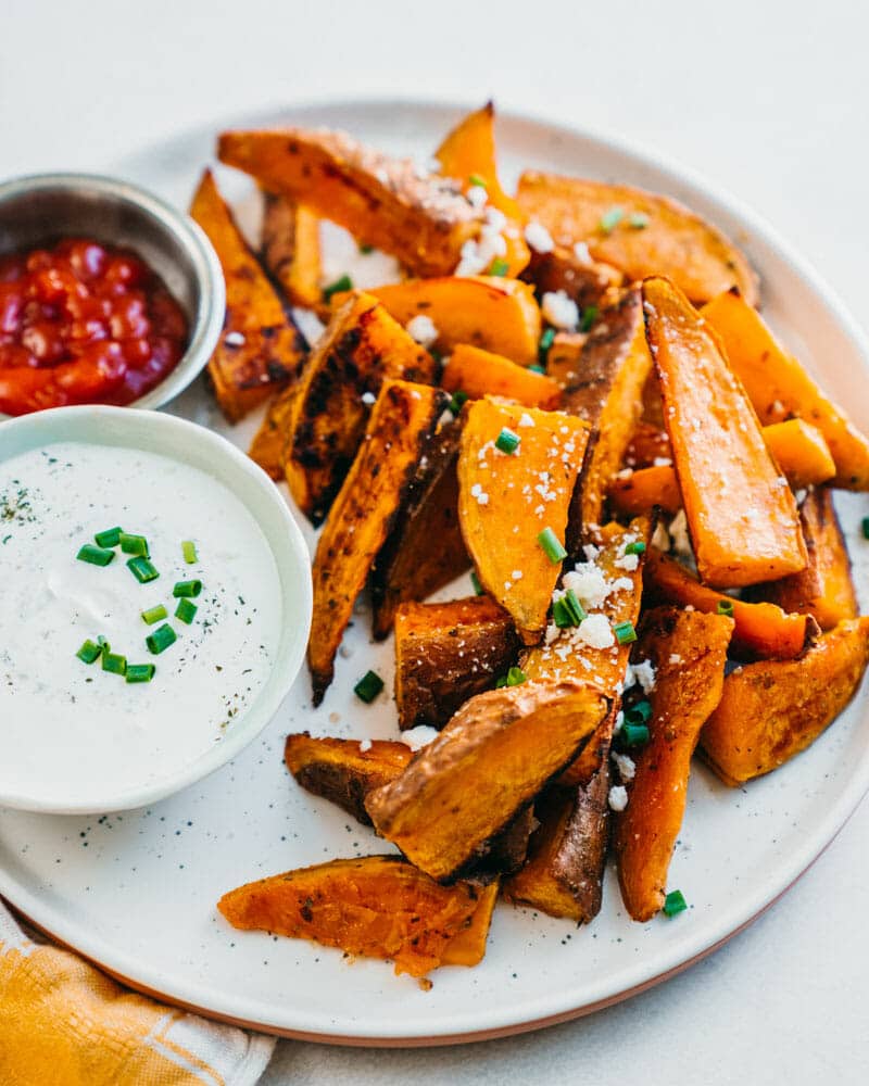 Sweet potato wedges