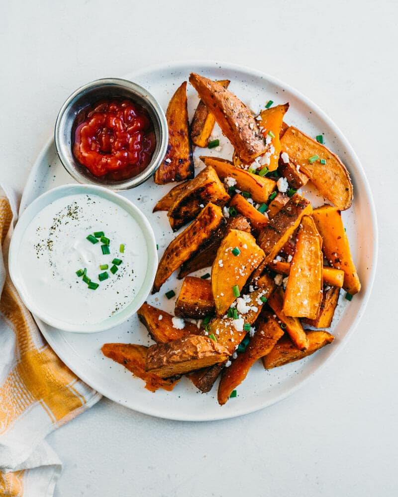 Sweet potato wedges oven