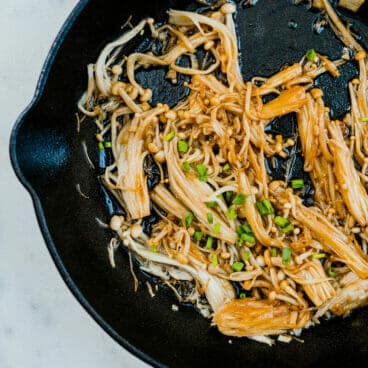 Enoki mushrooms recipe