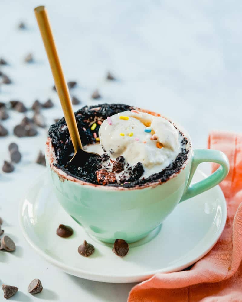 Chocolate mug cake