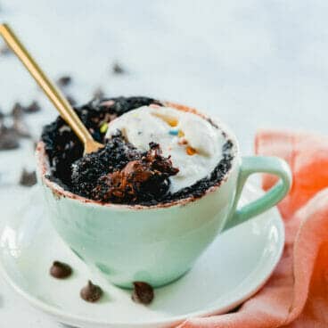 Vegan mug cake