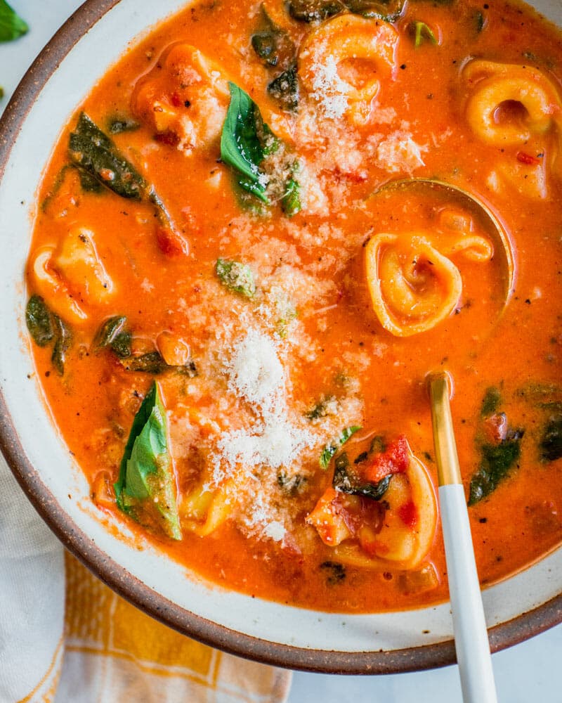 Creamy Tortellini Soup