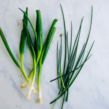 Chives vs green onions