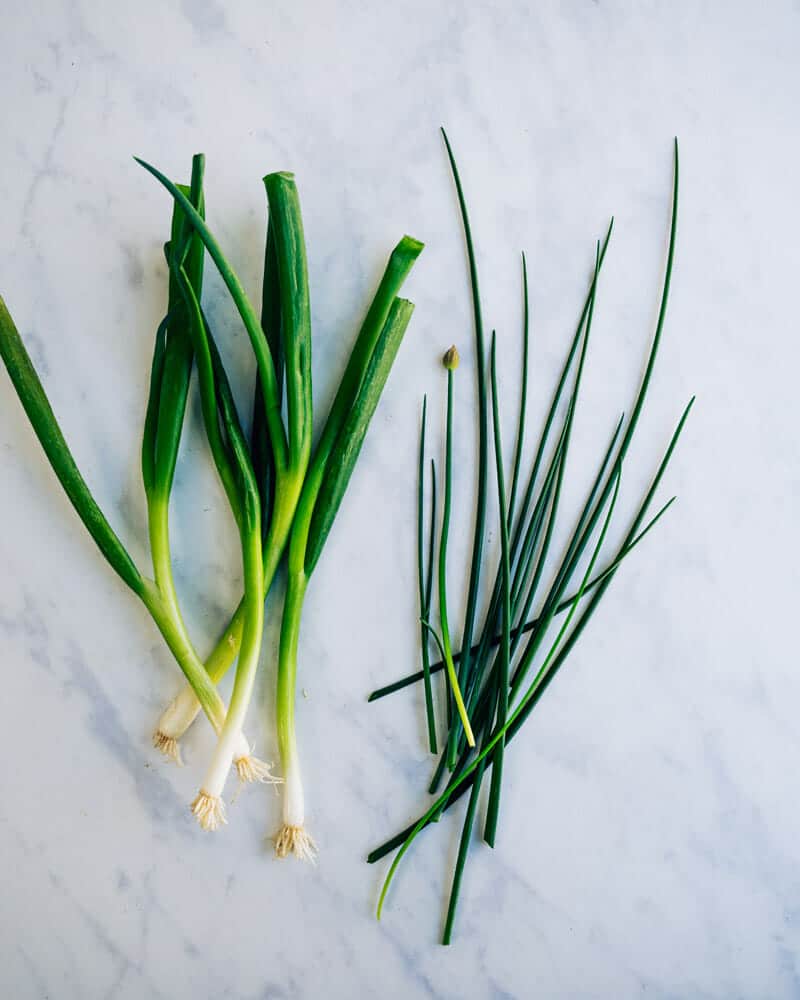 Chives vs green onions