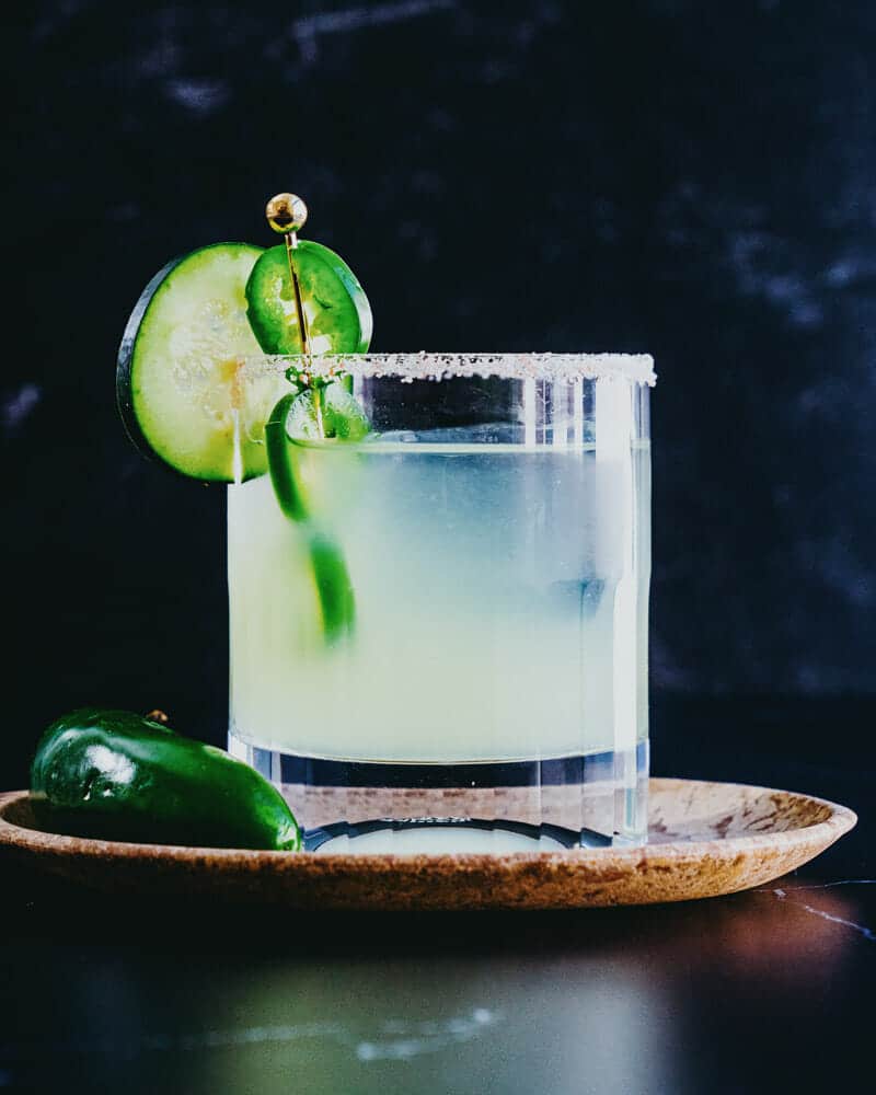 Cucumber jalapeno margarita