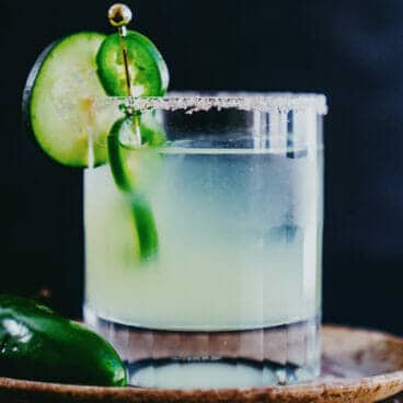 Cucumber jalapeno margarita