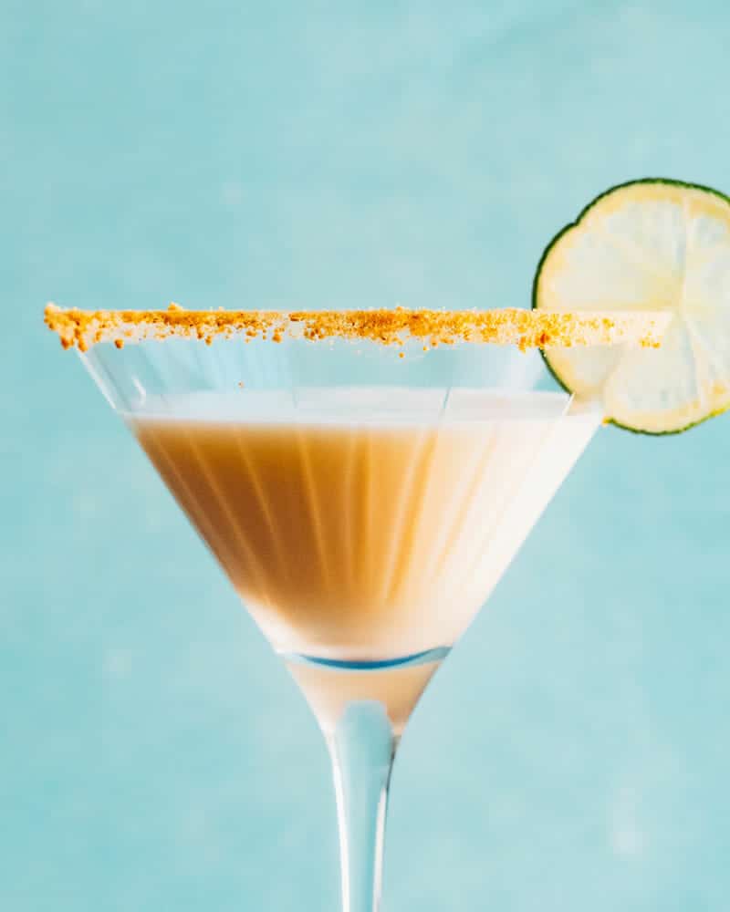 Key lime pie martini