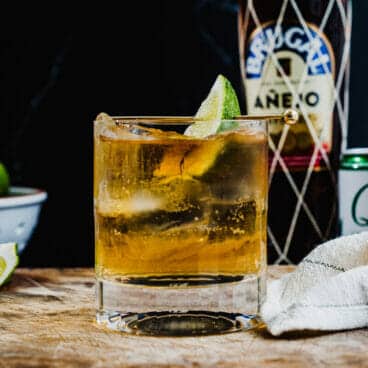 Rum and ginger ale