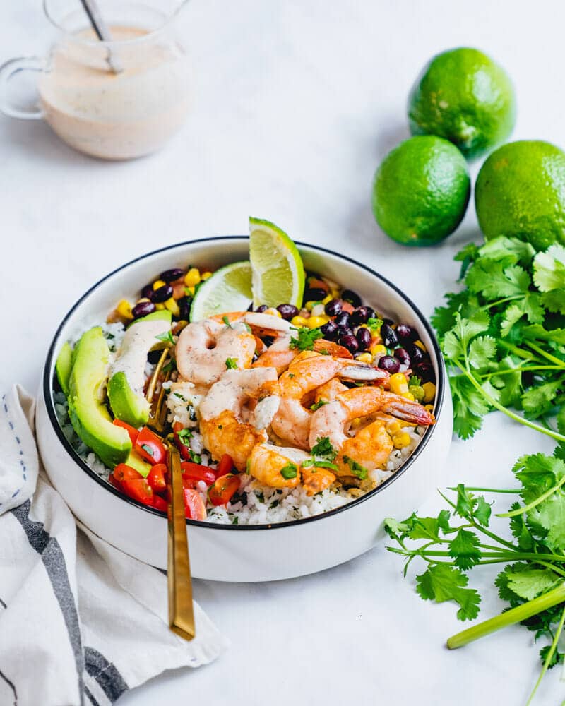 Shrimp bowl recipe