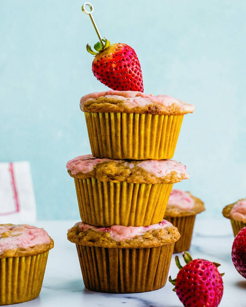 Strawberry muffins