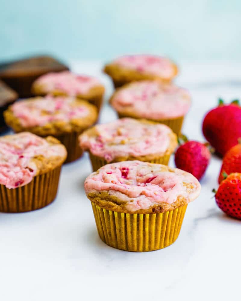 Strawberry muffins