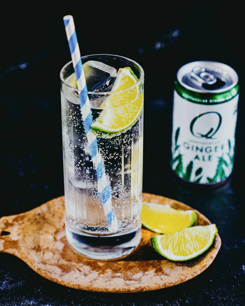 Vodka and ginger ale