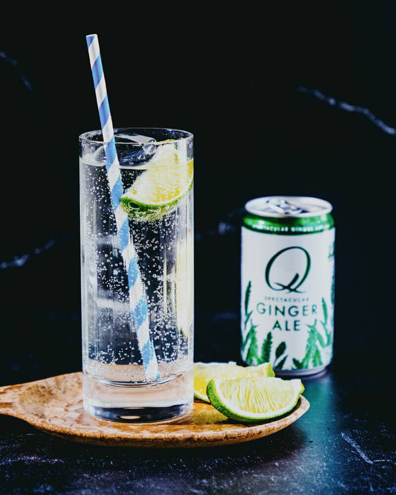 Vodka and ginger ale