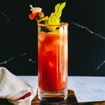 Bloody Caesar drink